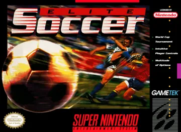 Elite Soccer (USA) box cover front